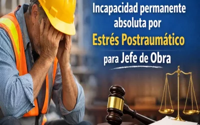 Caso real: incapacidad permanente absoluta por estrés postraumático para jefe de obra