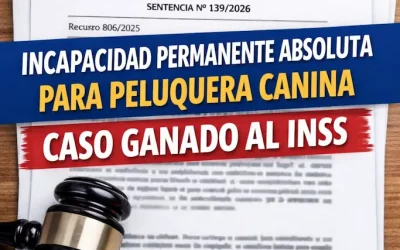 incapacidad permanente absoluta peluquera canina
