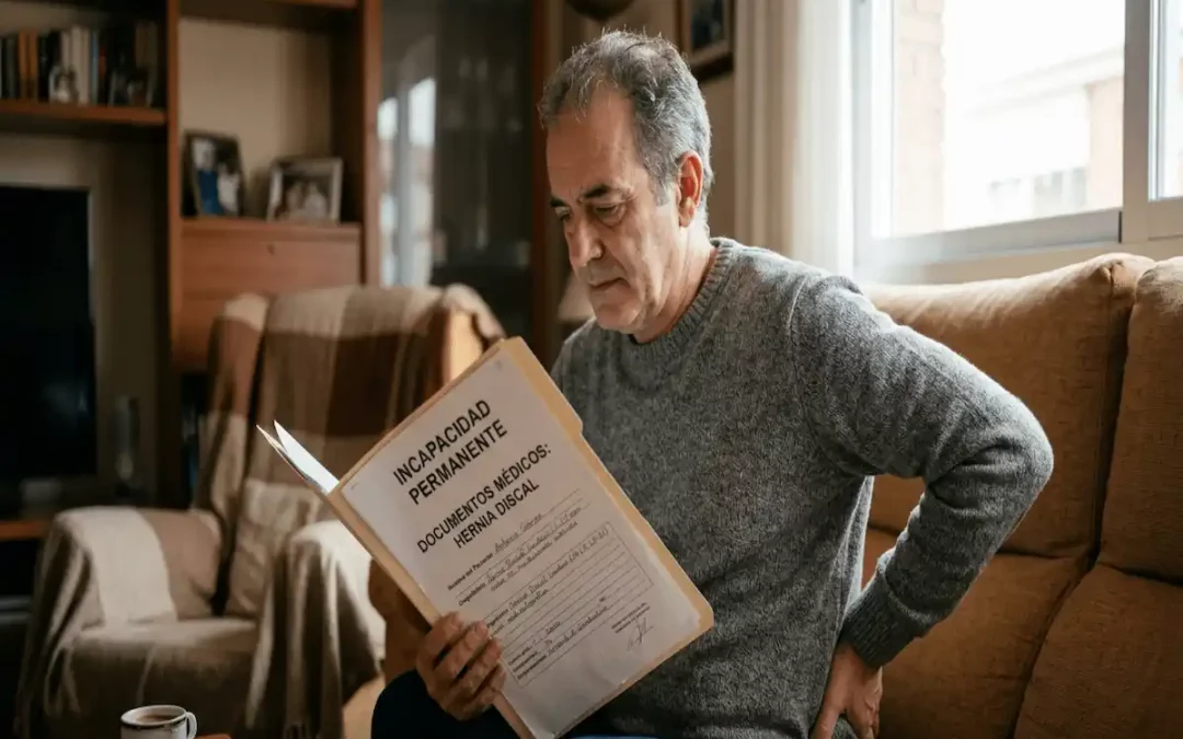 Incapacidad permanente por hernia discal: ¿se puede conseguir la pensión?