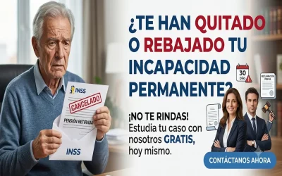 ¿Te han quitado o rebajado la incapacidad permanente? Cómo recuperarla